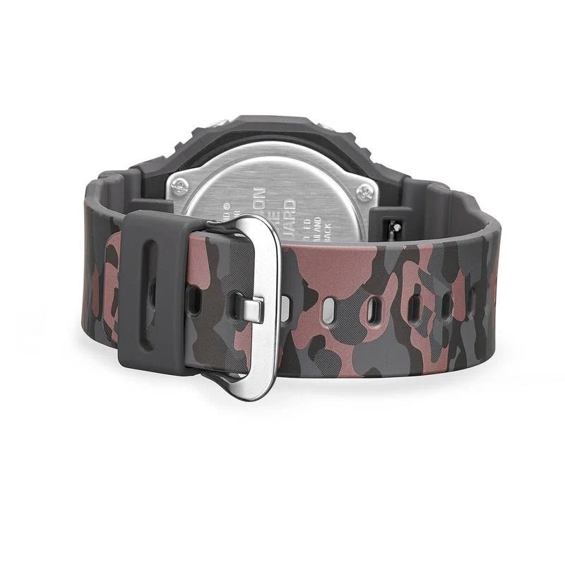 Casio G-Shock Red Camouflage Carbon Core Guard Analog-Digital Watch GA-2100CM-8ADR - Shopping4Africa