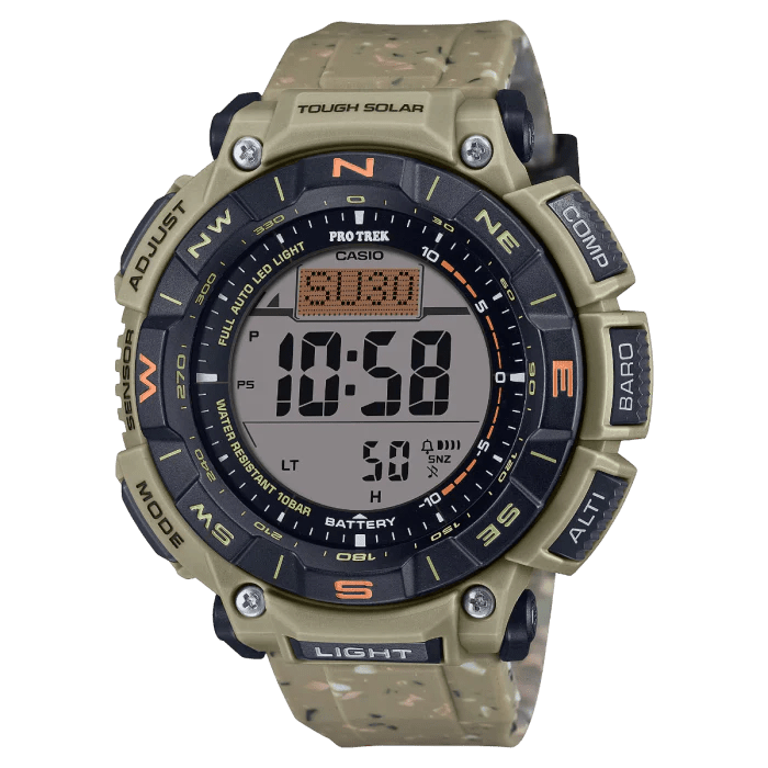 Casio Protrek Solar 3 Sensor Khaki PRG - 340SC - 5DR - Shopping4Africa