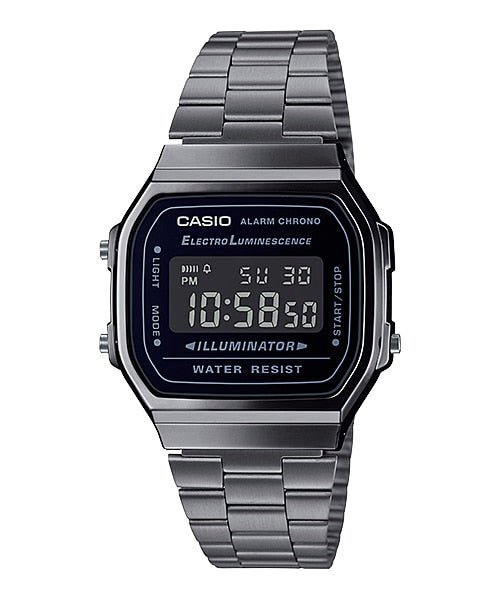 Casio Retro Grey Stainless Steel Watch A168WGG - 1BDF - Shopping4Africa