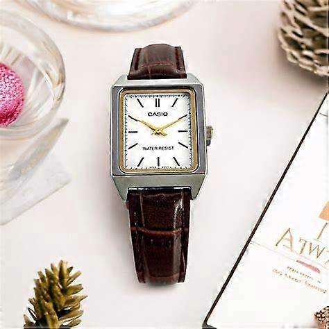 Casio Women's Analog Roman White Dial Black Watch LTP - V007L - 7B2UDF - Shopping4Africa