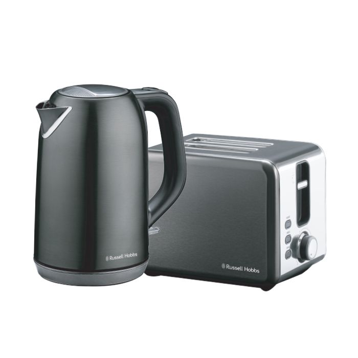 Russell Hobbs Dark Pack RHSSP30 ( Toaster + Kettle)
