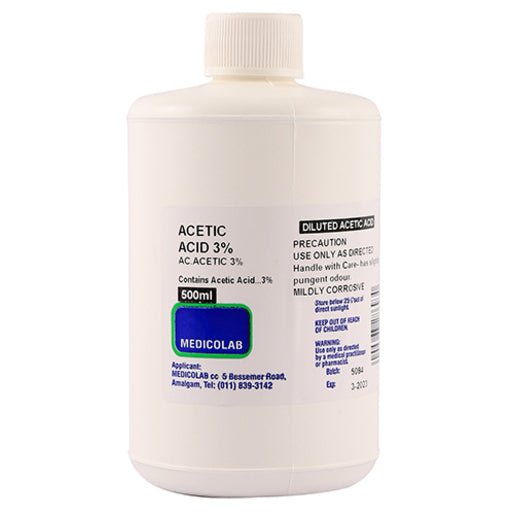 Cetic Acid 3% 500ml Medicolab - Shopping4Africa