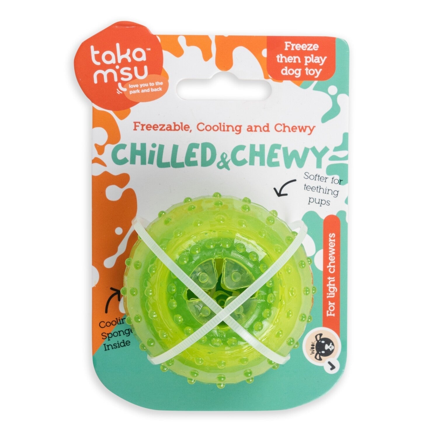 Chilled & Chewy Freezable Toy Ball Lime - Shopping4Africa