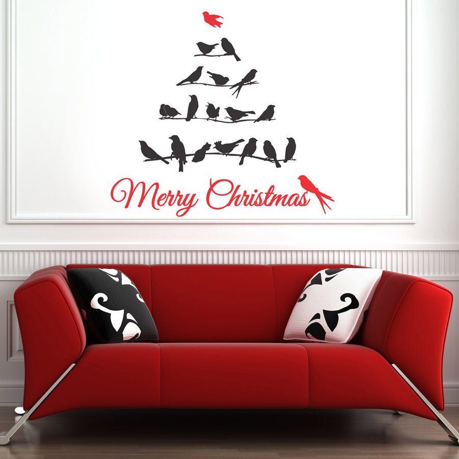 Christmas Birdies - Black & red - Shopping4Africa