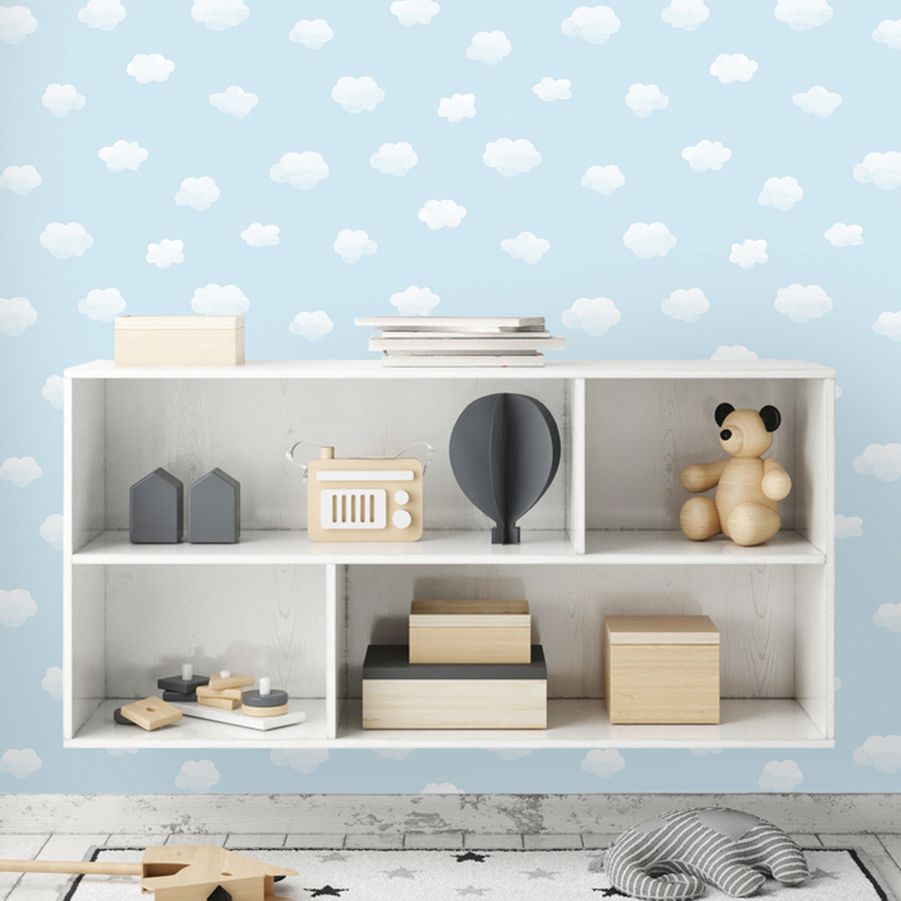 Cloudy Sky Blue Wallpaper - Shopping4Africa