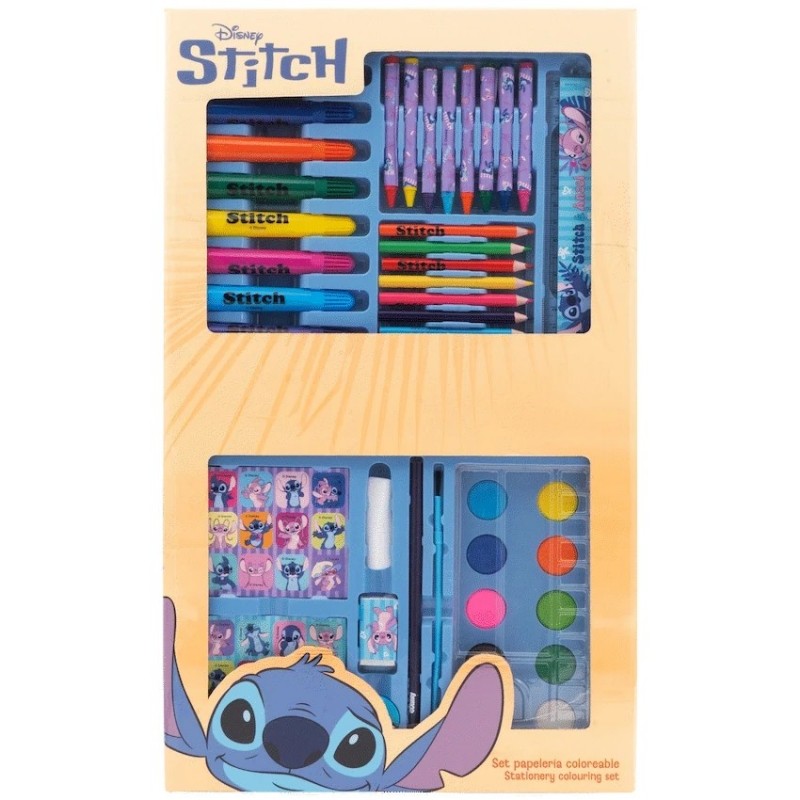 COLOURING STATIONERY SET BOX STITCH