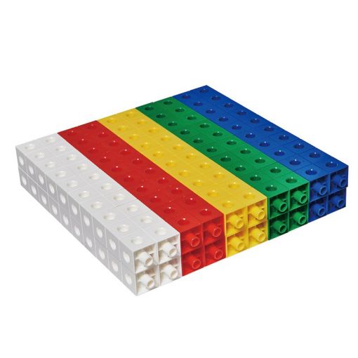 Connect-A-Cube - 2cm (5 Colour, 200pc) Linking Cubes - Shopping4Africa