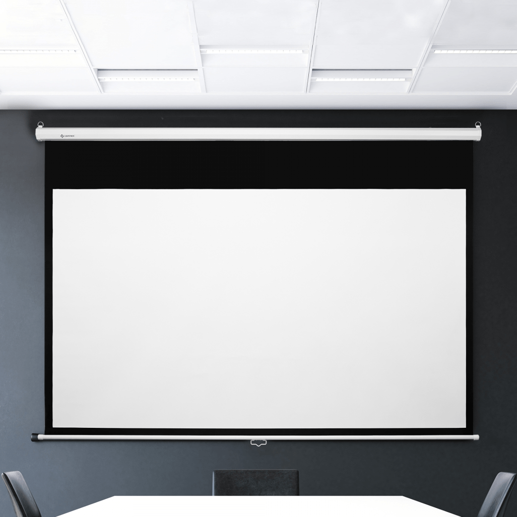 Connex E - Luminate Electric Projector Screen with Remote 100 inch - 16:19 - Shopping4Africa