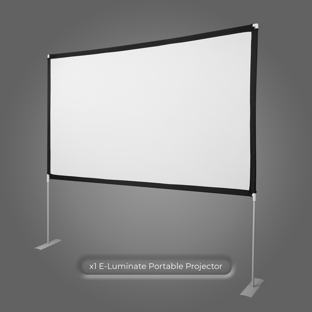 Connex E - Luminate Portable Projector Screen 100 inch - 16:9 - Shopping4Africa