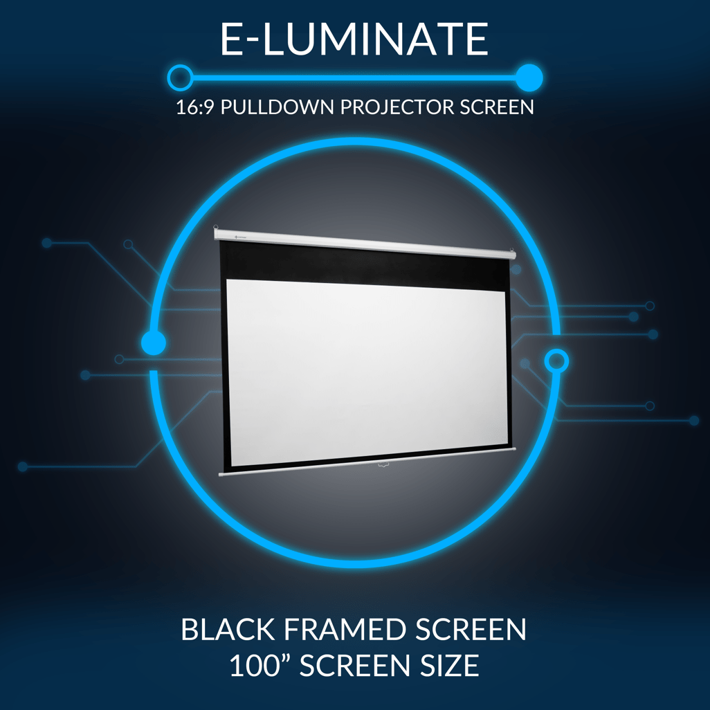 Connex E - Luminate Pulldown Projector Screen 100 inch - 16:9 - Shopping4Africa
