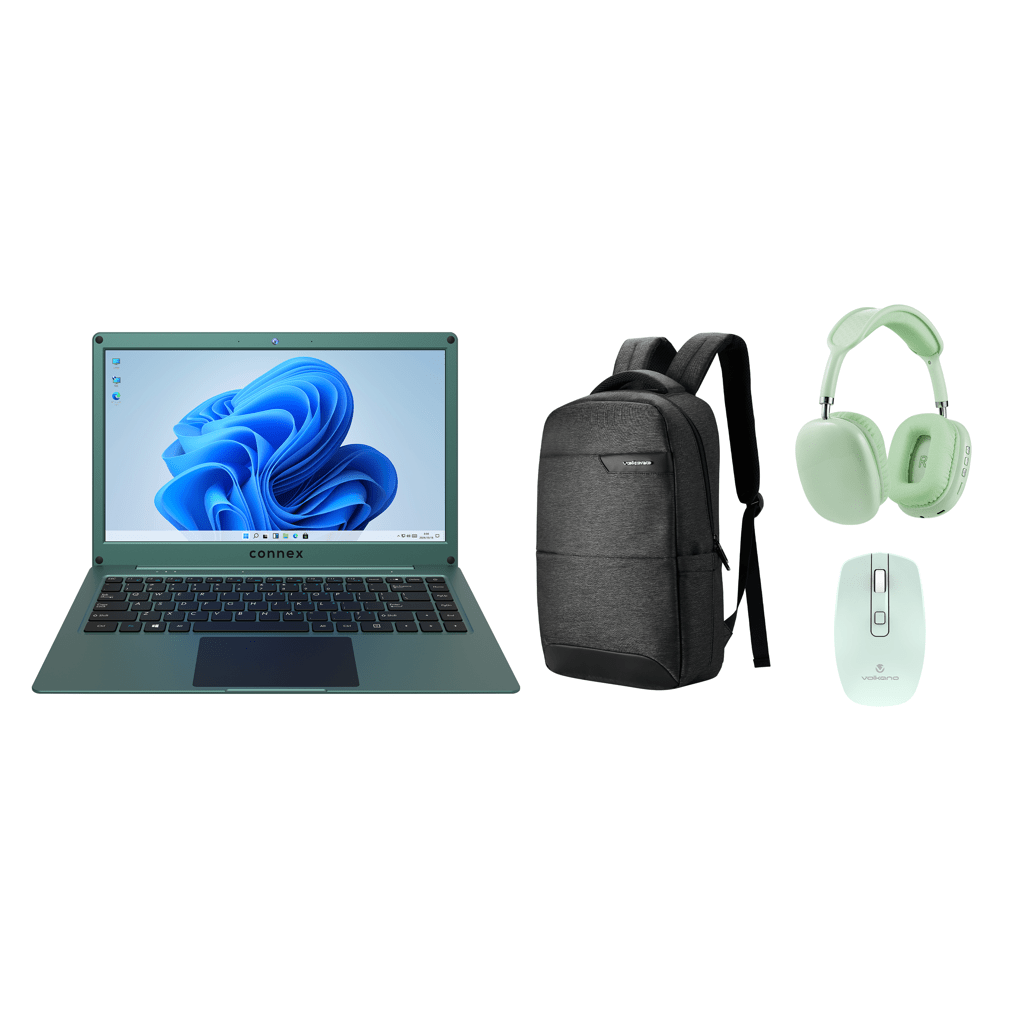 Connex GN256 Bundle 8GB/256GB SSD Laptop + Mouse + Bag + Headset - Shopping4Africa