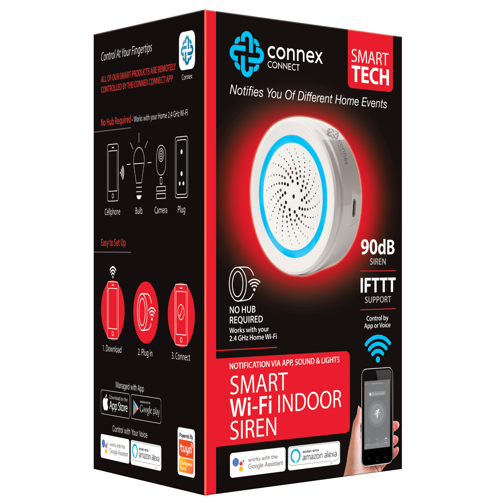 Connex Smart WiFi Siren Alarm Indoor - Shopping4Africa
