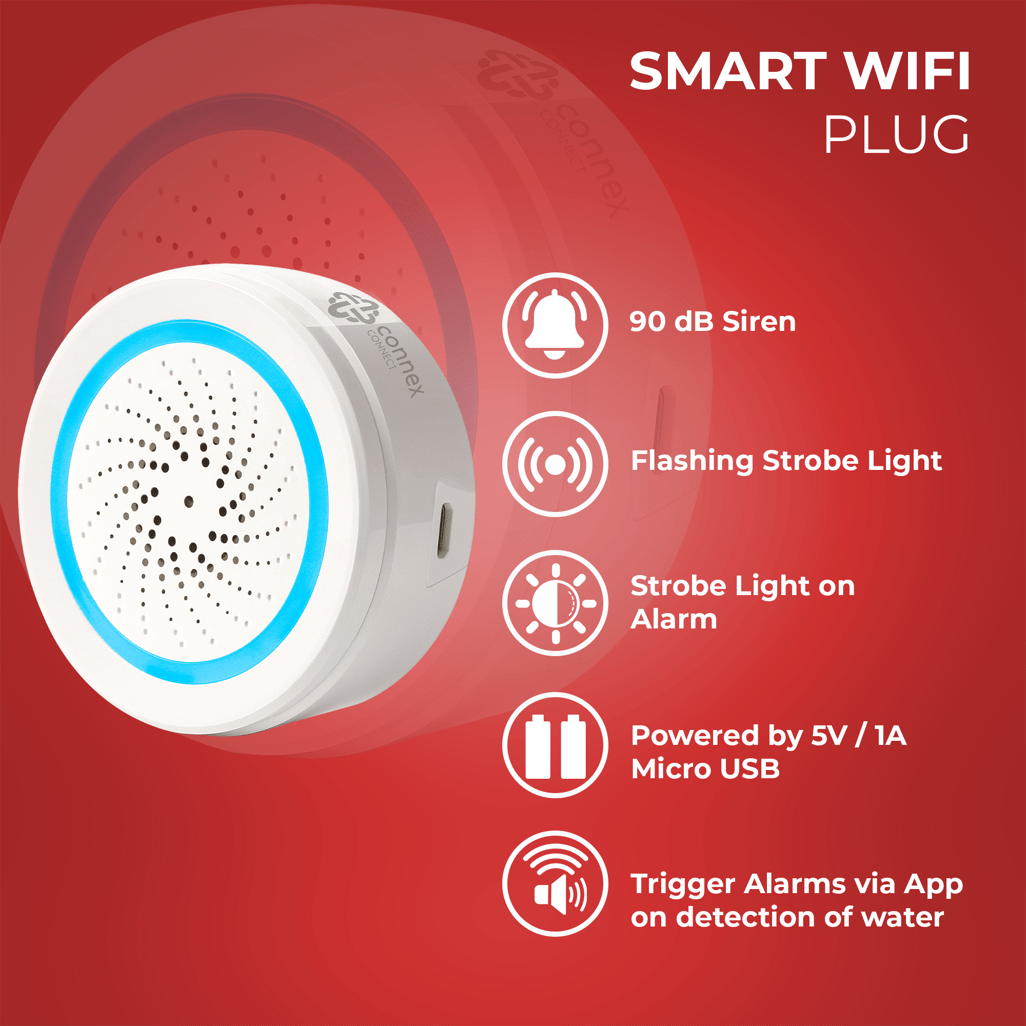 Connex Smart WiFi Siren Alarm Indoor - Shopping4Africa