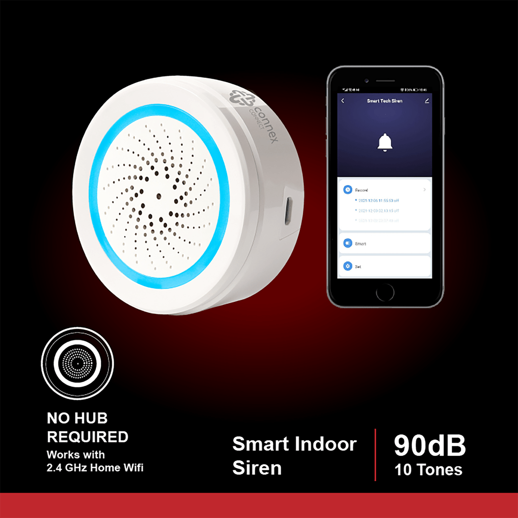 Connex Smart WiFi Siren Alarm Indoor - Shopping4Africa