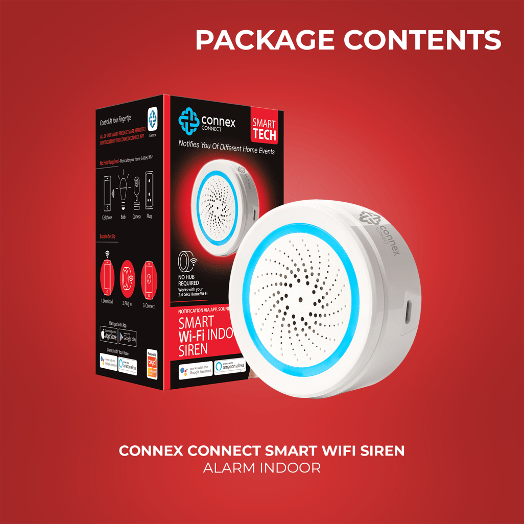 Connex Smart WiFi Siren Alarm Indoor - Shopping4Africa