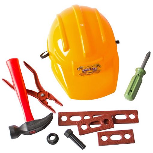 Construction - Tool Set With Helmet - Assorted - Shopping4Africa