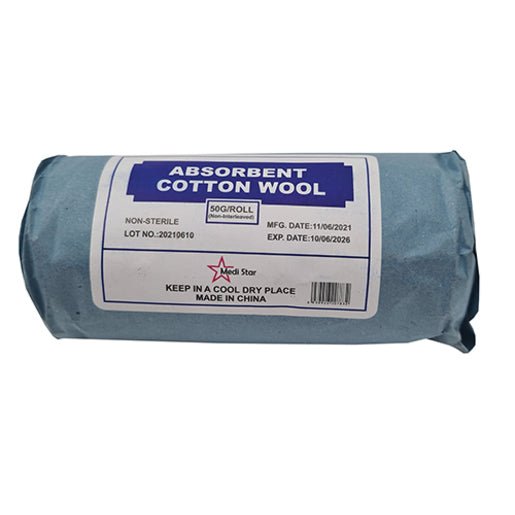 Cotton Wool Rolls Medistar 50G 1'S - Shopping4Africa