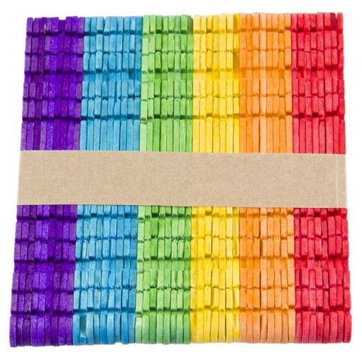 Craft Sticks - 115x10mm Construction - Coloured (50pc) - Shopping4Africa