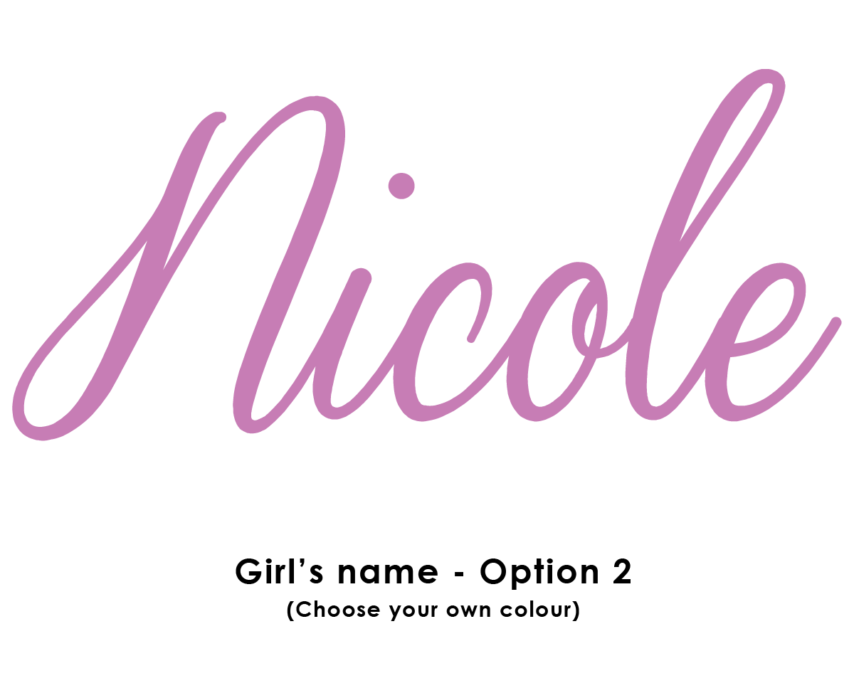 Custom Name - Vinyl Wall Sticker