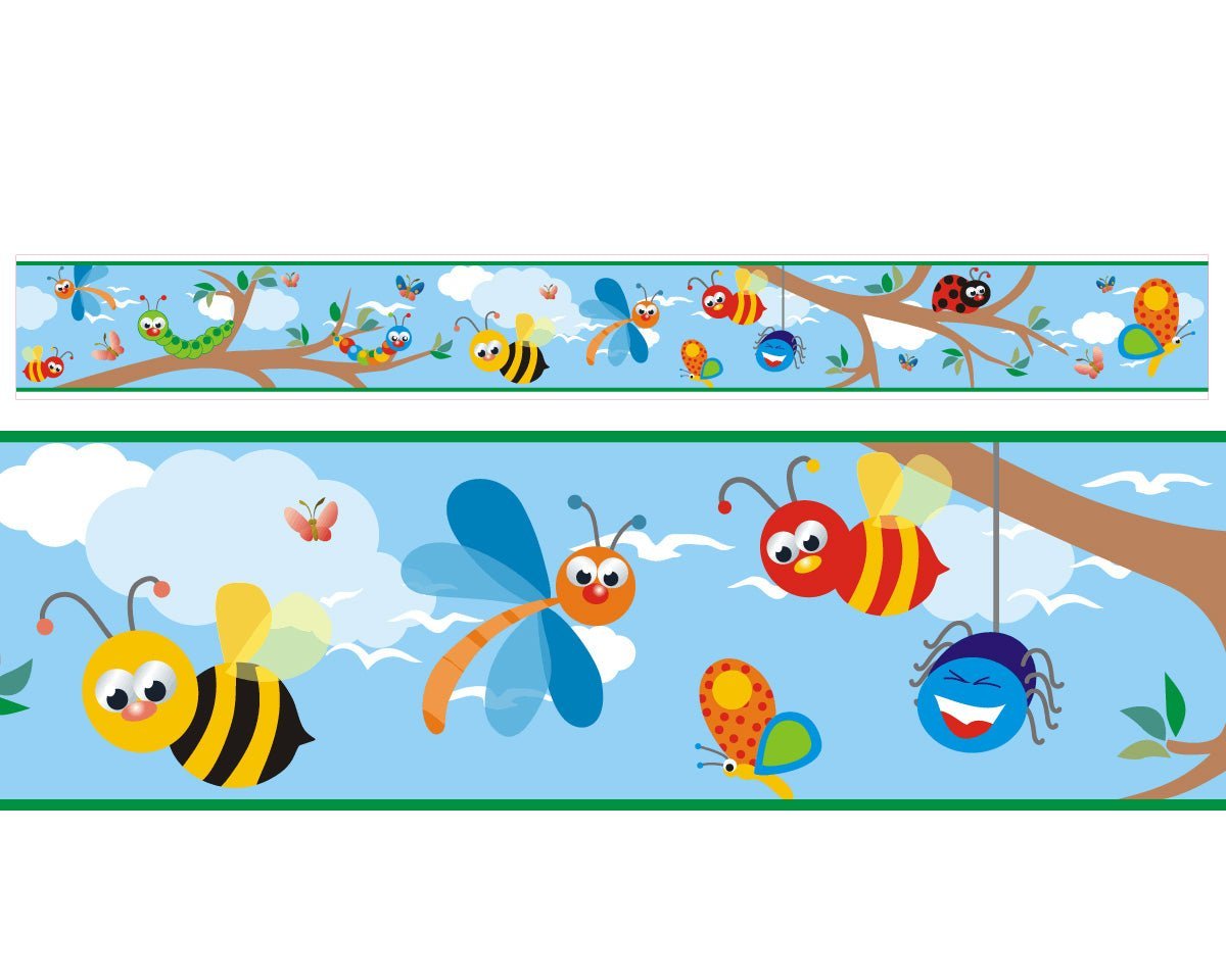 Cute bugs - Kid's vinyl Border - Shopping4Africa