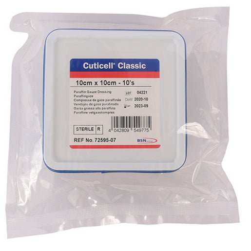 Cuticell Paraffin Gauze 10X10 Tub 10 - Shopping4Africa