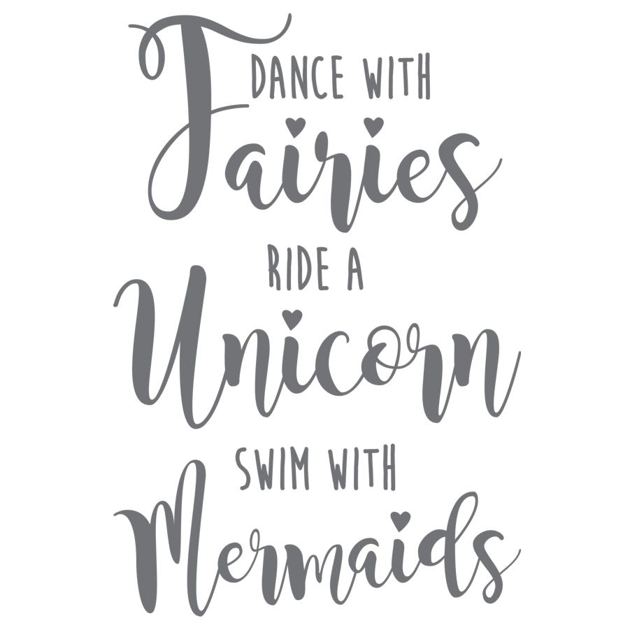 Dance with Fairies quote - wall poetry - Shopping4Africa