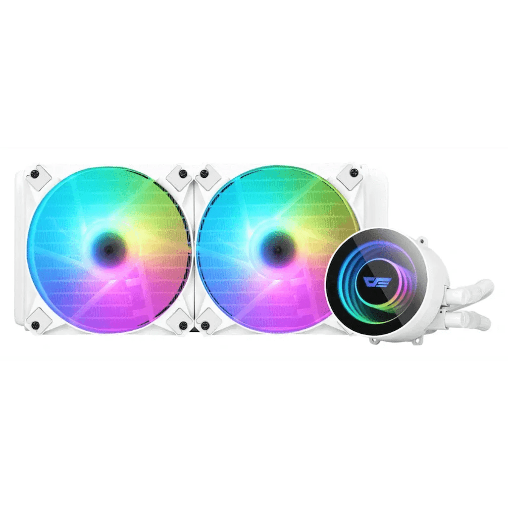 darkFlash DX240 V2.6 Liquid CPU Cooler - White - Shopping4Africa