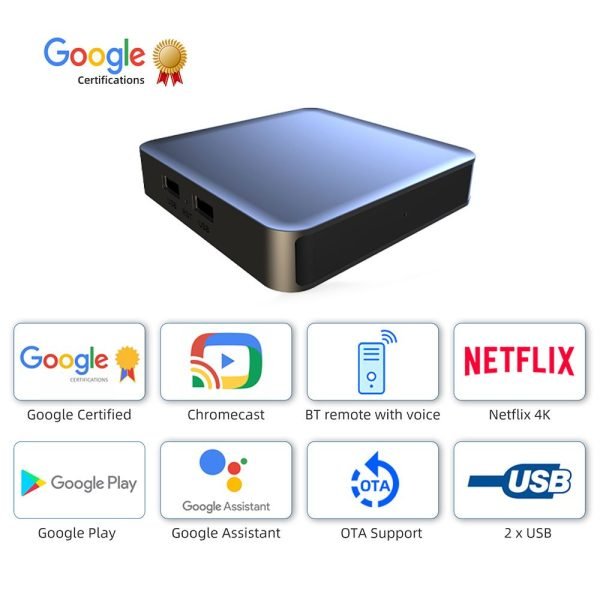 Dcolor - Google and Netflix certified Android 12 4K TV box - Shopping4Africa