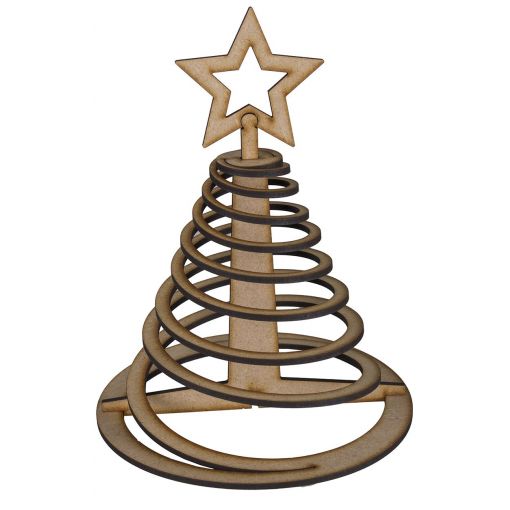 Decorate your own - Spiral Christmas Tree - wood - Shopping4Africa