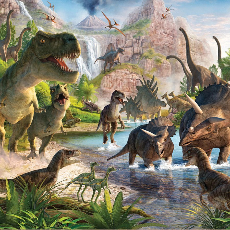 Dinosaur Land Mural - Shopping4Africa