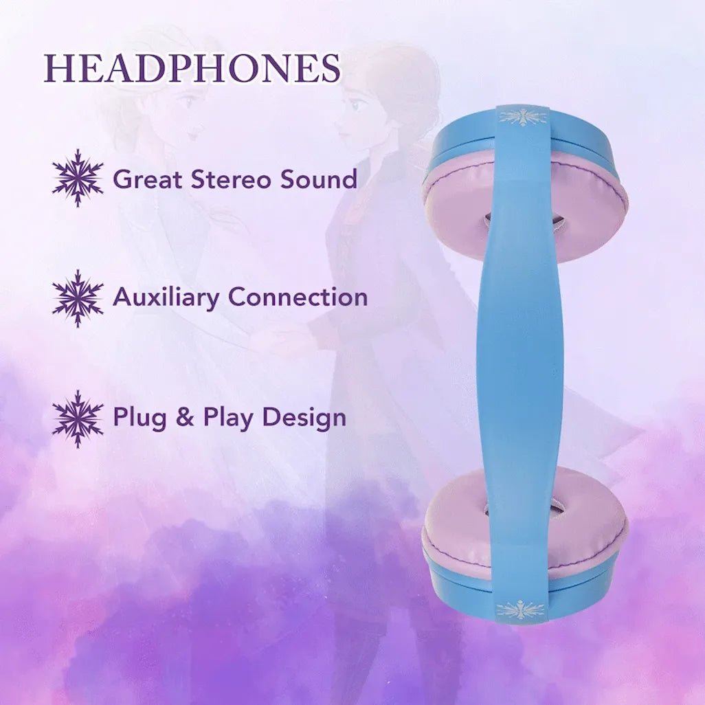 Disney Frozen Auxiliary Headphones with 11 Stickers - Shopping4Africa