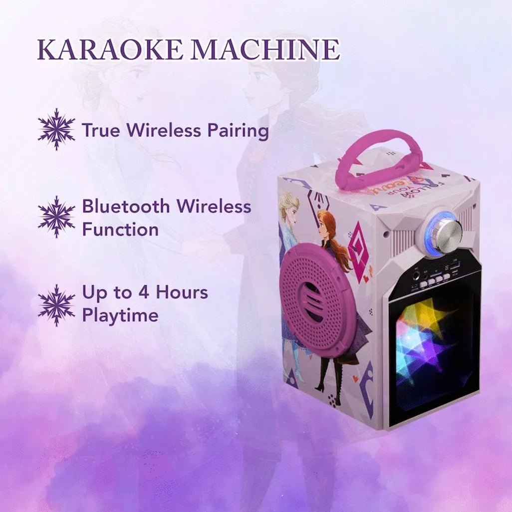 Disney Frozen Classic LED Stars Karaoke Machine with Microphone - Shopping4Africa