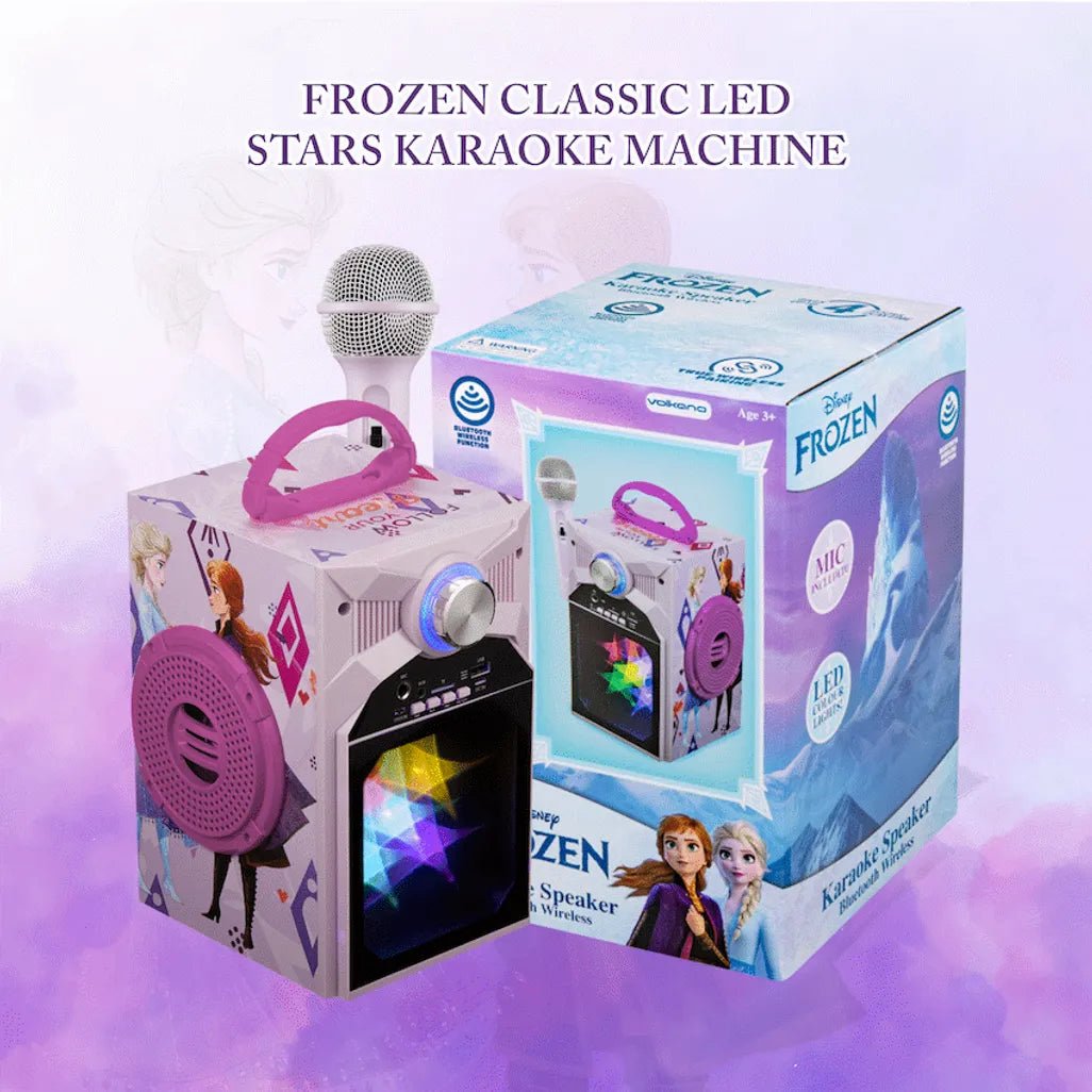 Disney Frozen Classic LED Stars Karaoke Machine with Microphone - Shopping4Africa