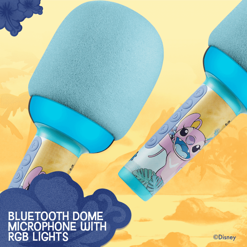 Disney Stitch Bluetooth Dome Microphone with RGB Lights - Shopping4Africa
