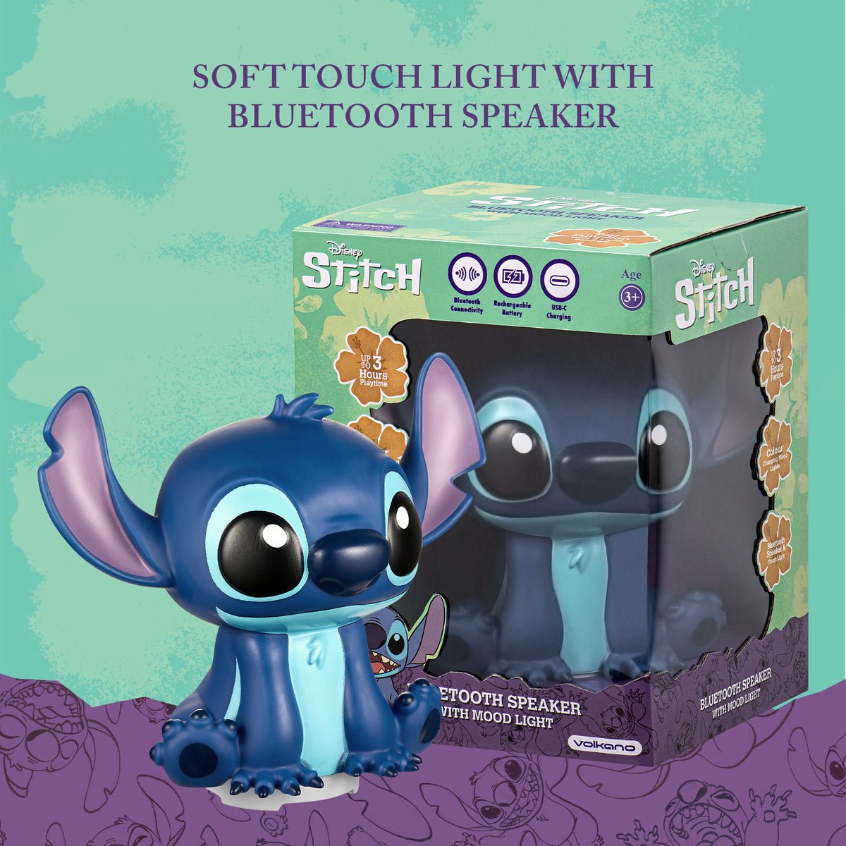 Disney Stitch Bluetooth Speaker with Mood Light - Shopping4Africa