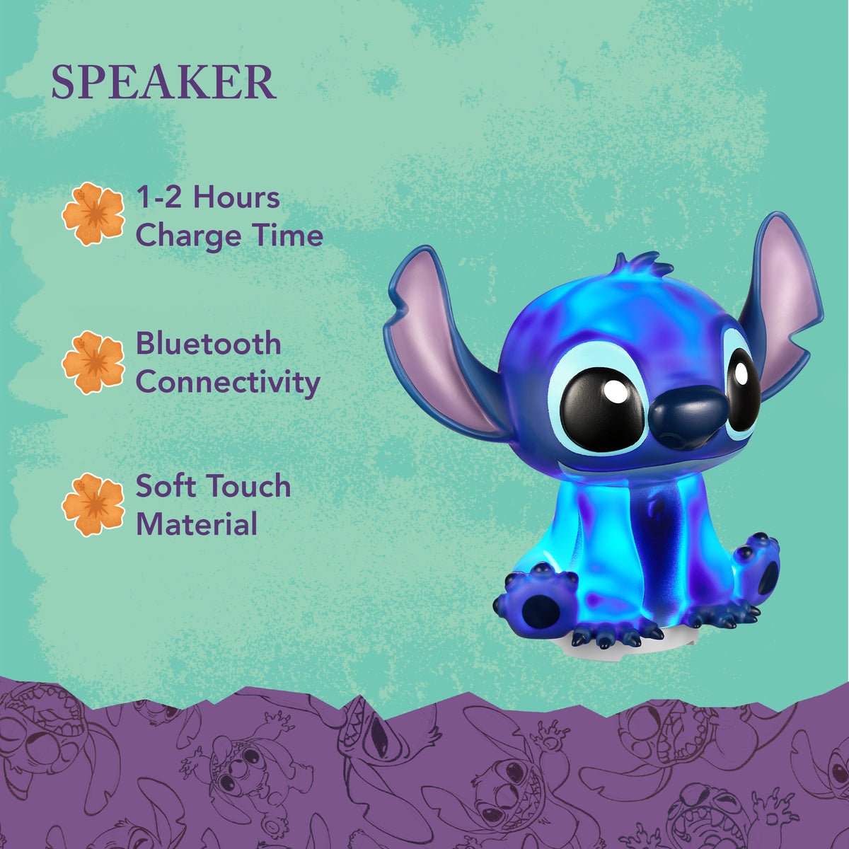 Disney Stitch Bluetooth Speaker with Mood Light - Shopping4Africa