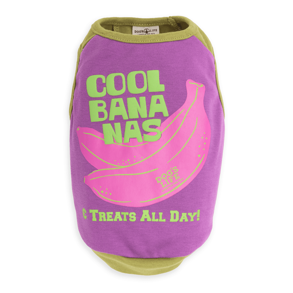 Dog's Life Cool Bananas Tee Violet - Shopping4Africa