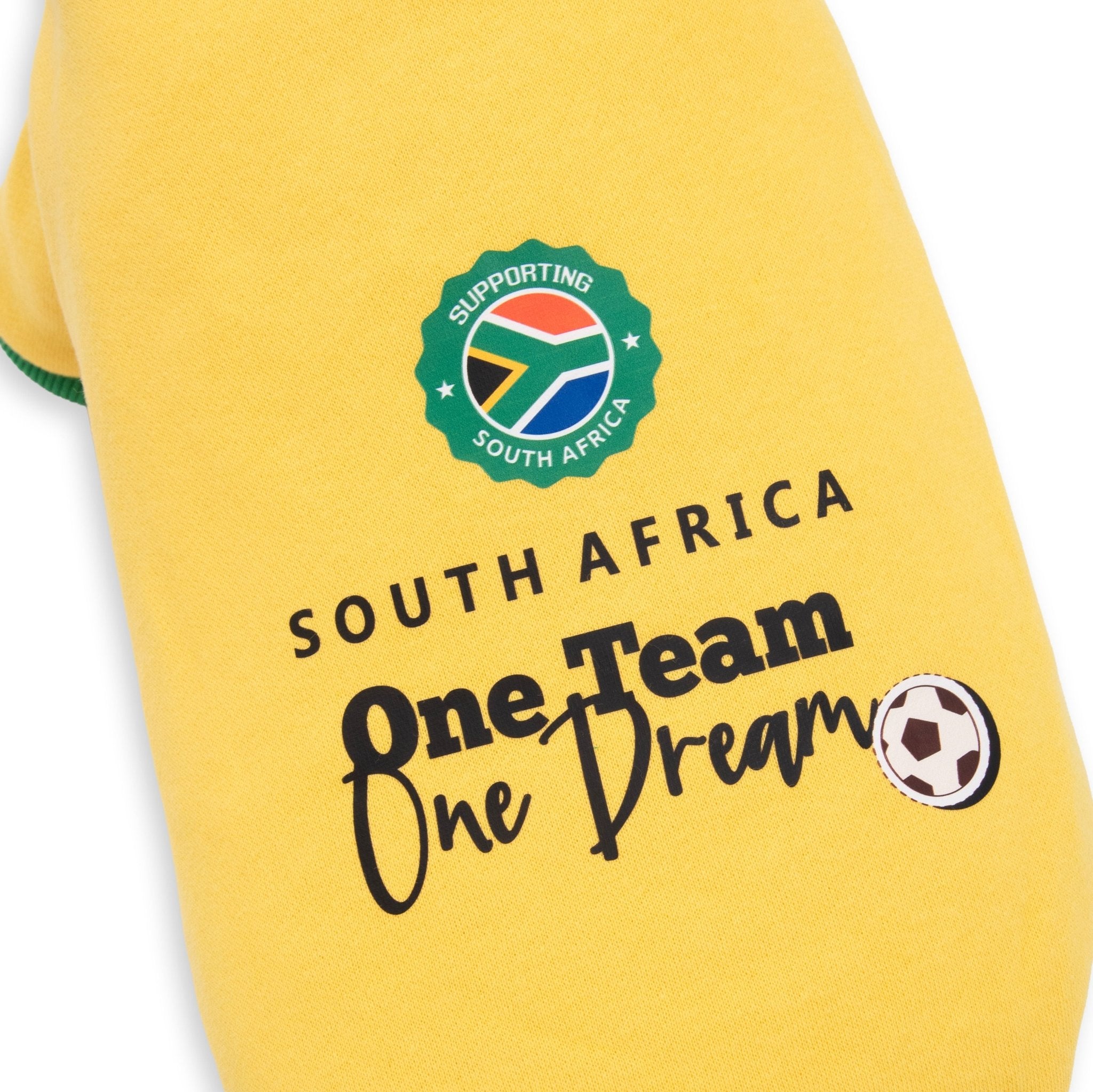 Dog's Life One Team One Dream Sweatshirt Yellow - Shopping4Africa