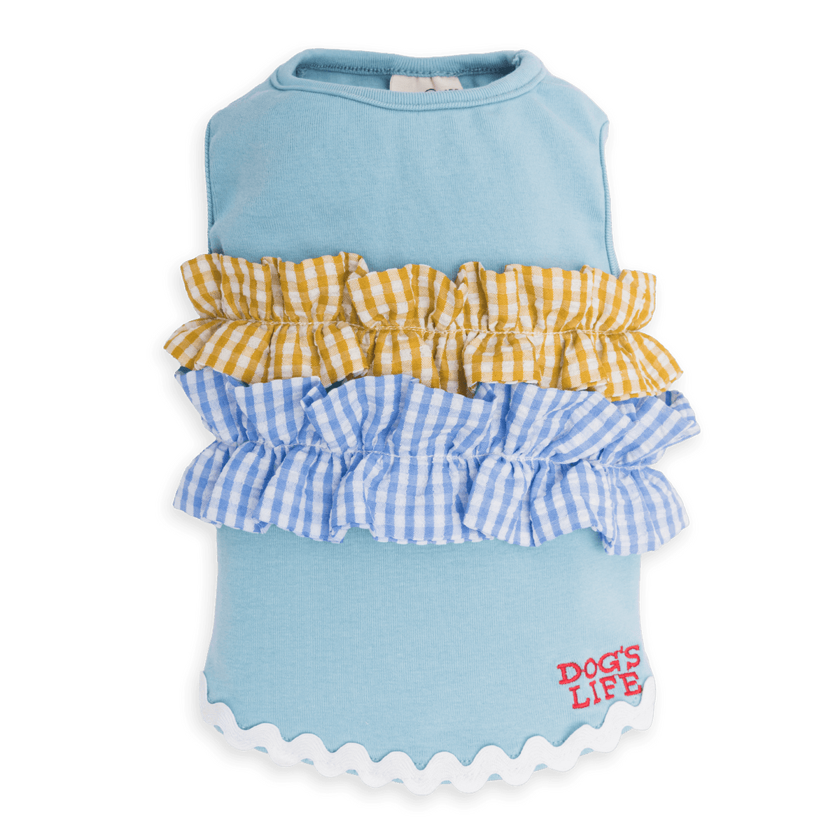 Dog's Life Summer Ruffles Tee Blue - Shopping4Africa