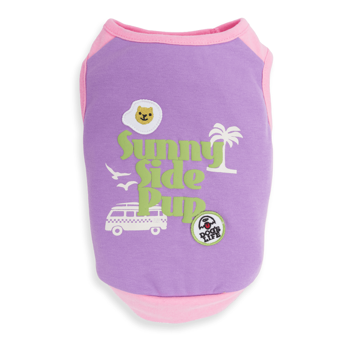 Dog's Life Sunny Side Pup Tee Lilac - Shopping4Africa