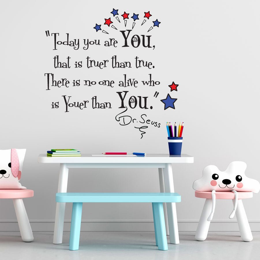 Dr Seuss quote - vinyl wall poetry - Shopping4Africa