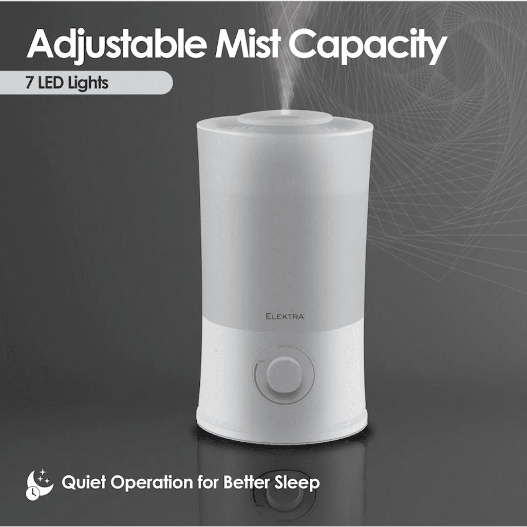 Elektra 2.2L Ultrasonic Humidifier - White - Shopping4Africa