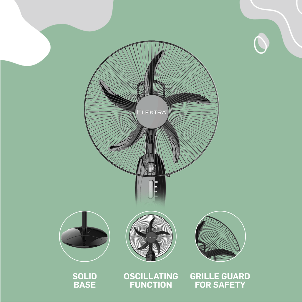 Elektra 2707 - Everlast+ Stand Fan - Shopping4Africa