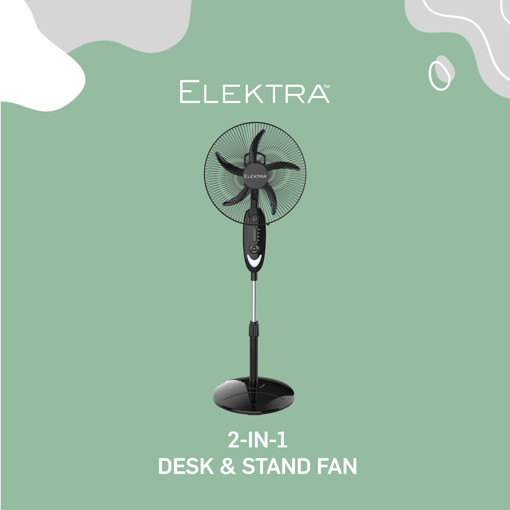 Elektra 2707 - Everlast+ Stand Fan - Shopping4Africa