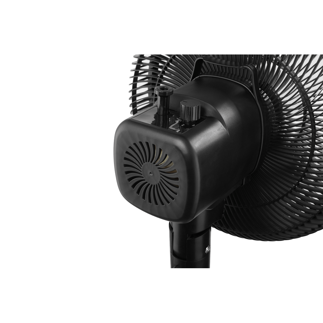 Elektra 30cm Stand Fan - Black - Shopping4Africa