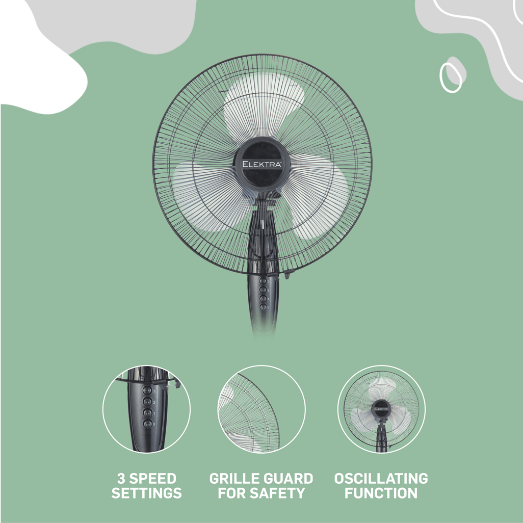 Elektra Stand Fan - Shopping4Africa