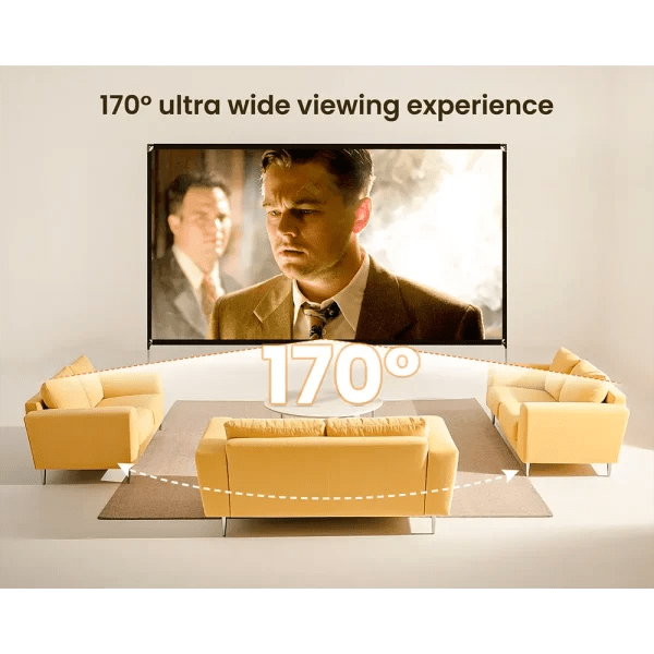 ETOE 120 - Inch Portable Folding Projector Screen – 16:9 Aspect Ratio - Shopping4Africa