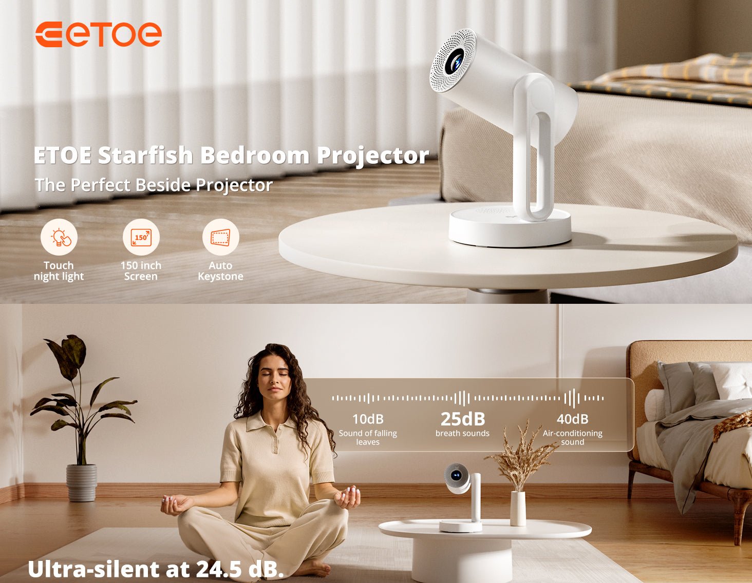 ETOE Starfish Smart TV Projector - Google and Netflix certified Android 11 - Shopping4Africa