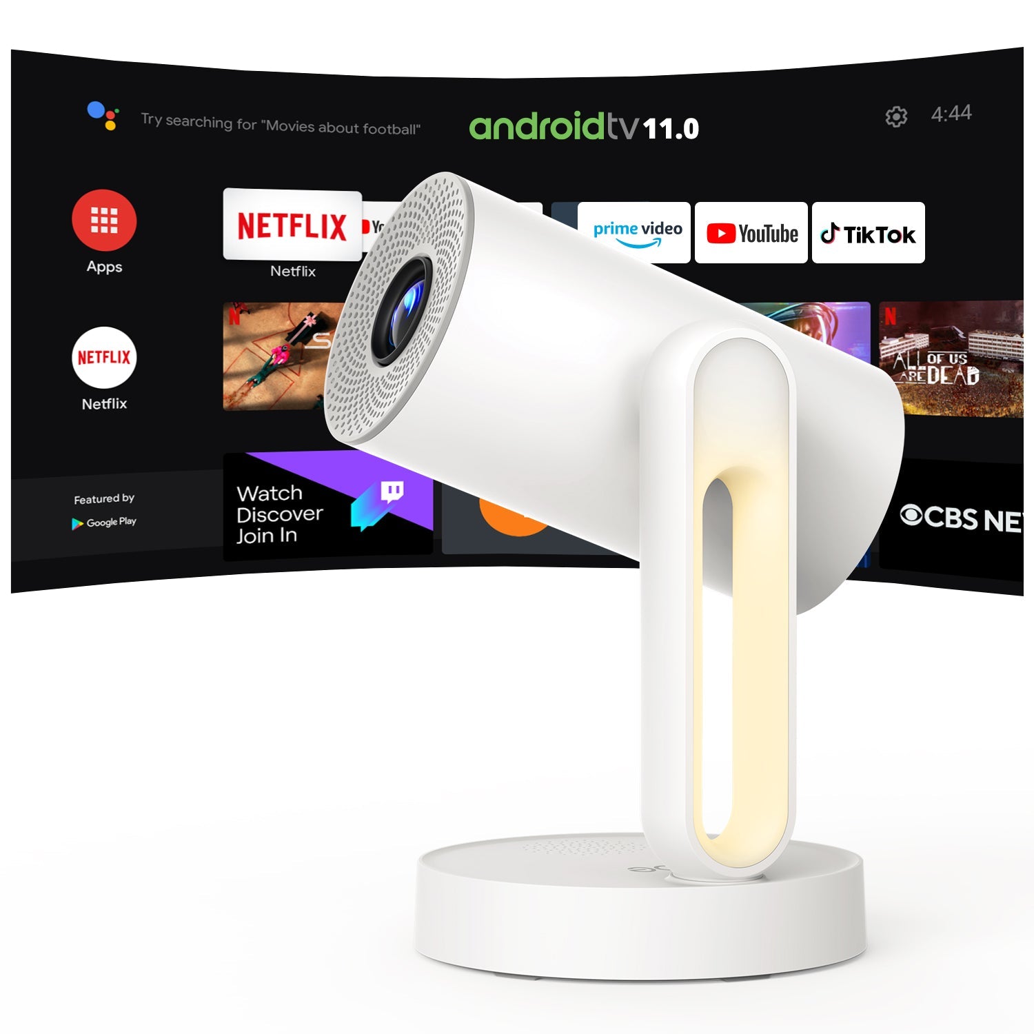 ETOE Starfish Smart TV Projector - Google and Netflix certified Android 11 - Shopping4Africa