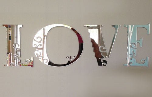 Fancy alphabet letters in mirror finish - Shopping4Africa